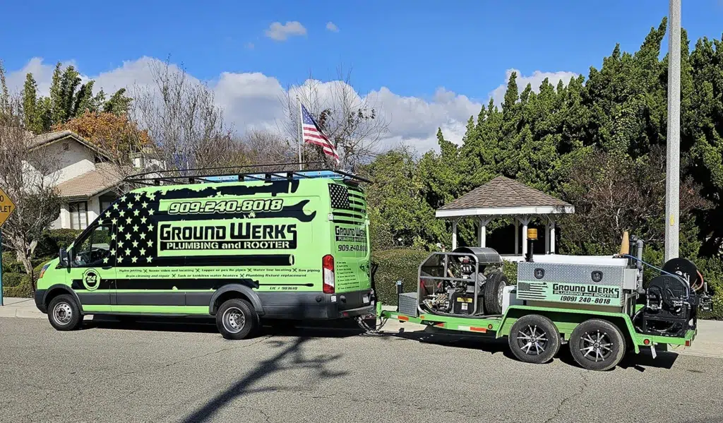 Ground Werks truck in Rancho Cucamonga